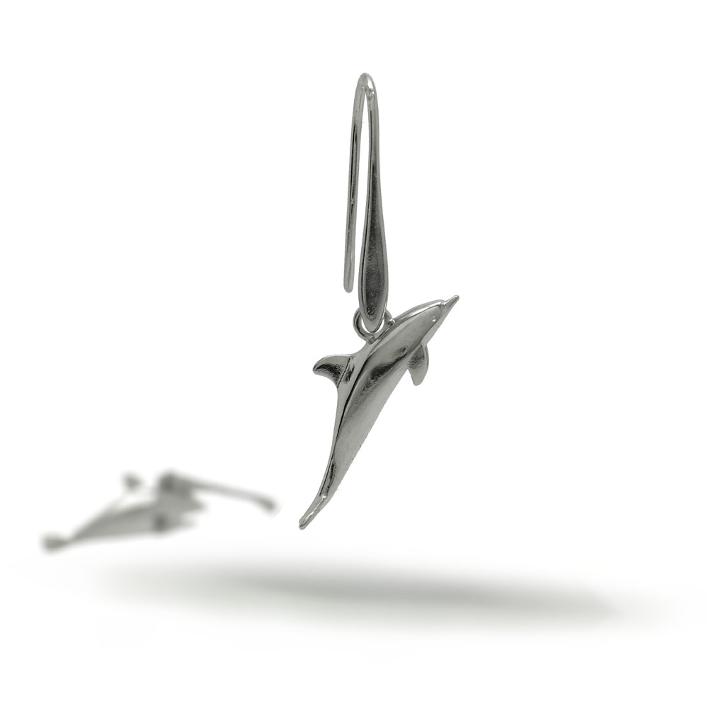 Earring Dolphin long