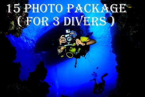 15 Photo Package Diver (3 Diver) 