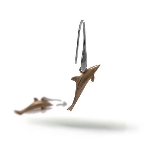 Earring Dolphin long