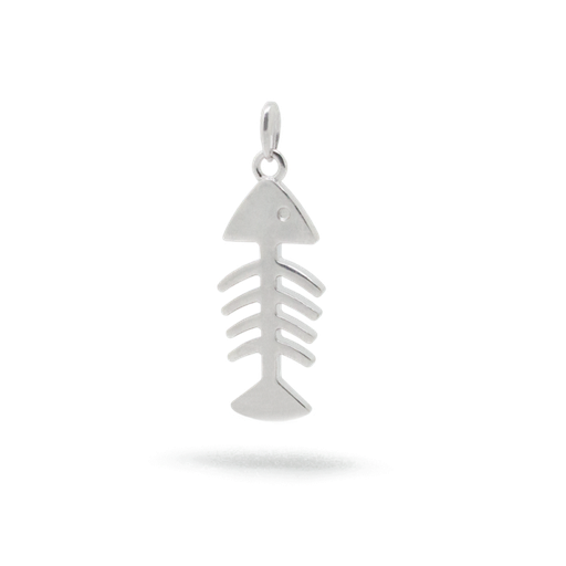Fish bone pendant 