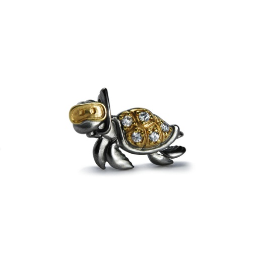Turtle with stones pendant